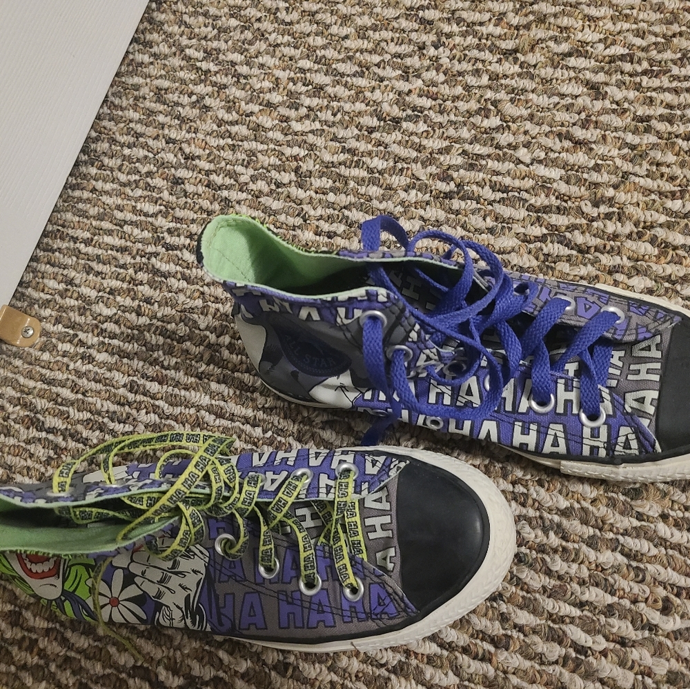 DC comics Batman Joker Converse